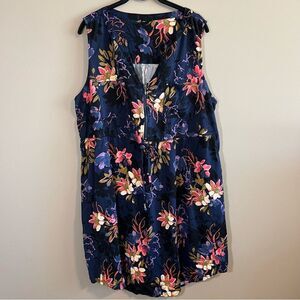 ✨ Torrid Women’s Blue Floral Dress 2X